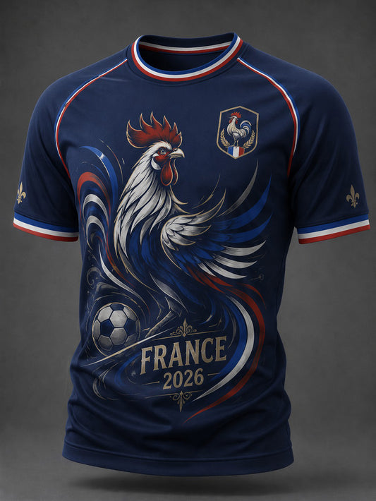 T-shirt homme imprimé France Football