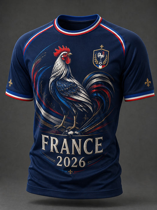 T-shirt homme imprimé France Football