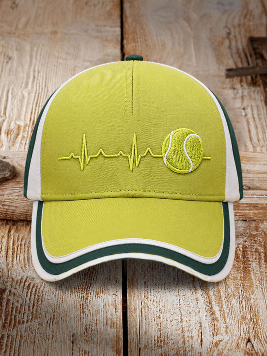Chapeau de tennis électrocardiogramme unisexe