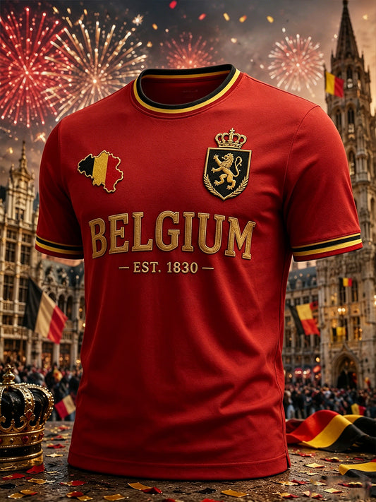 T-shirt à manches courtes sur le thème de la Journée nationale des hommes