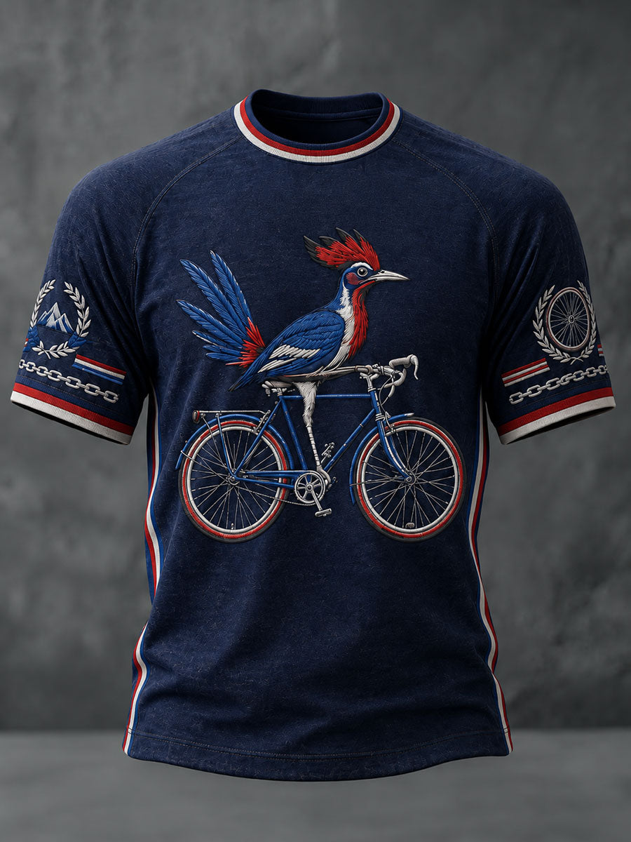 T-shirt à manches courtes Bicycle Race pour homme