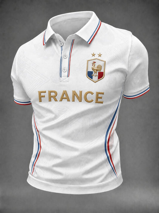 Chemise imprimée France Football pour homme