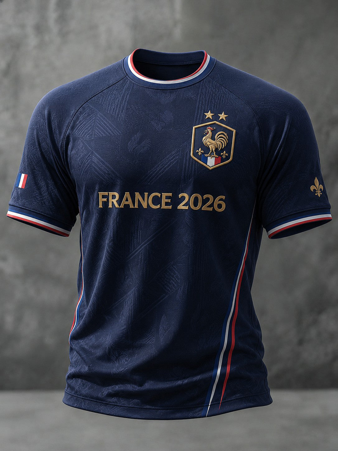T-shirt homme France Football imprimé
