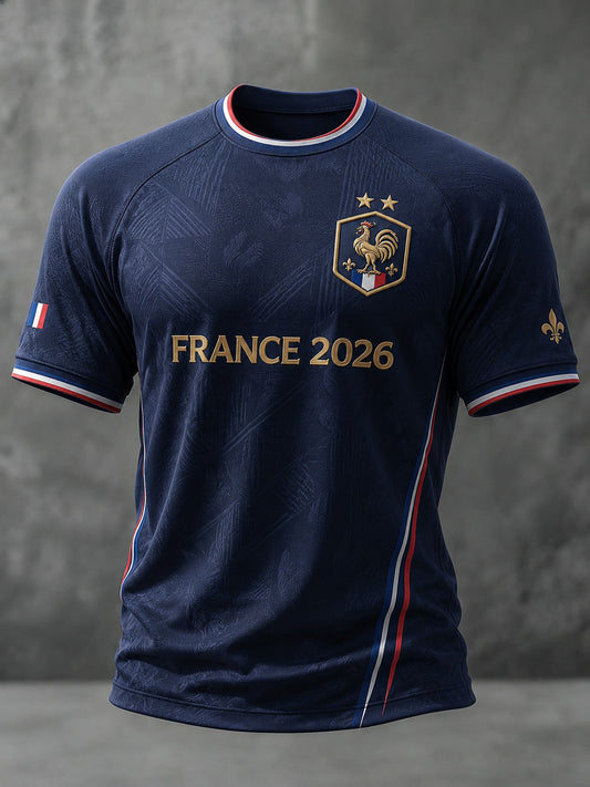 T-shirt homme France Football imprimé