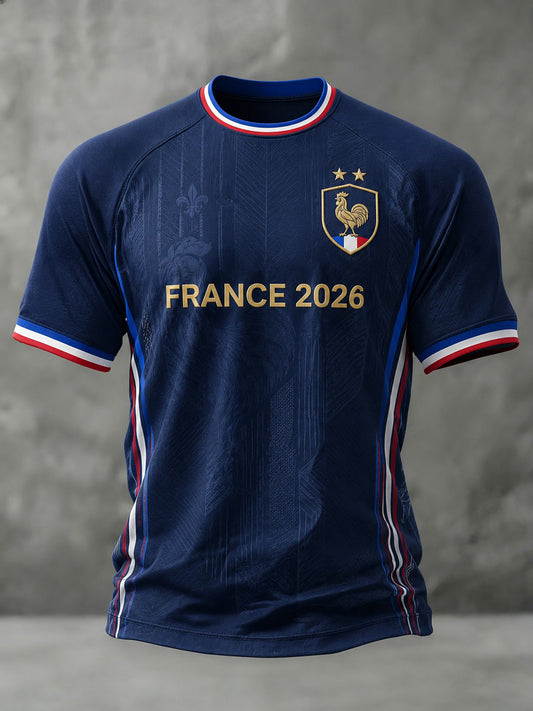 T-shirt homme France Football imprimé