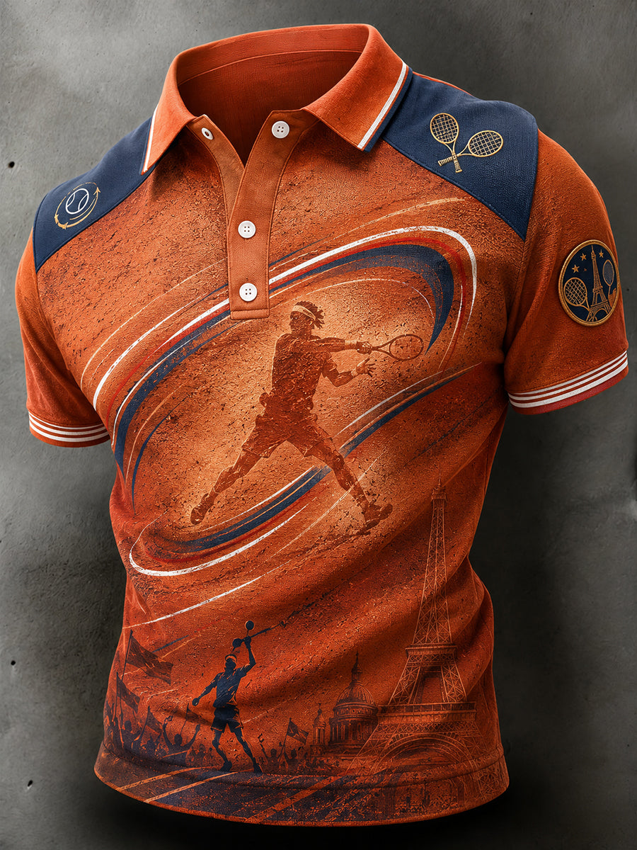 Chemise à manches courtes de l’Open de France pour homme