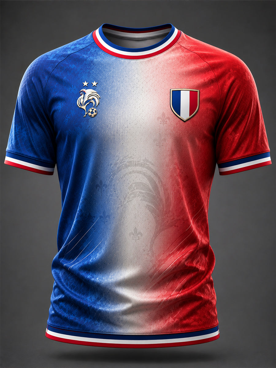 T-shirt manches courtes France Football pour homme