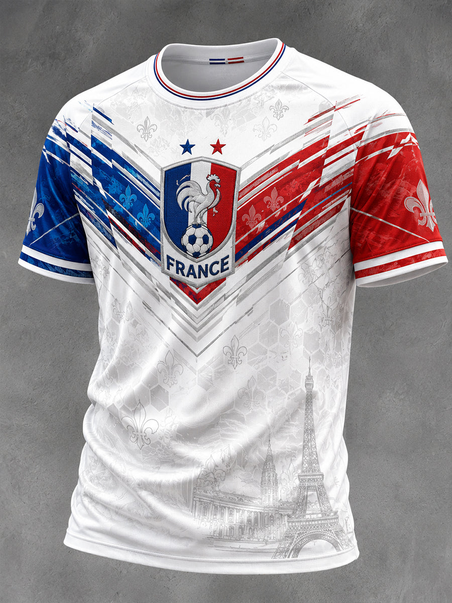 T-shirt manches courtes France Football pour homme
