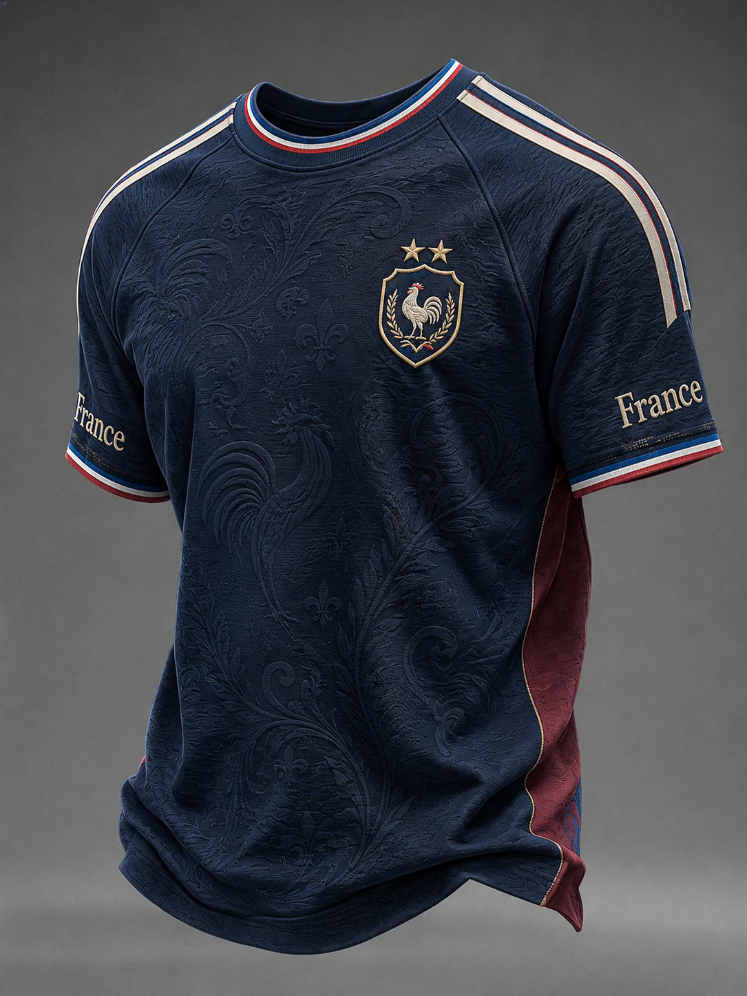 T-shirt homme France Football imprimé