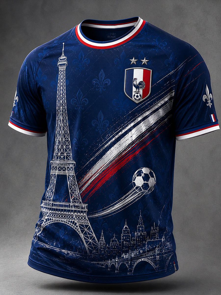 T-shirt manches courtes France Football pour homme