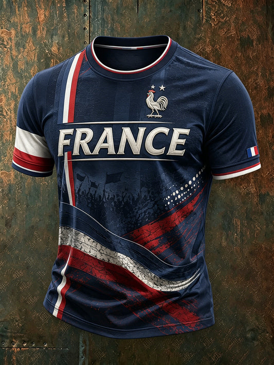 T-shirt manches courtes France Football pour homme