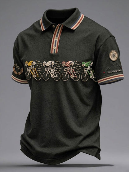 Maillot de cyclisme pour homme, modèle skeleton