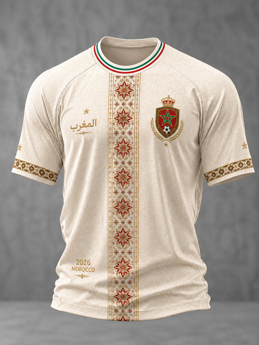 T-shirts de football pour hommes Maroc 2026