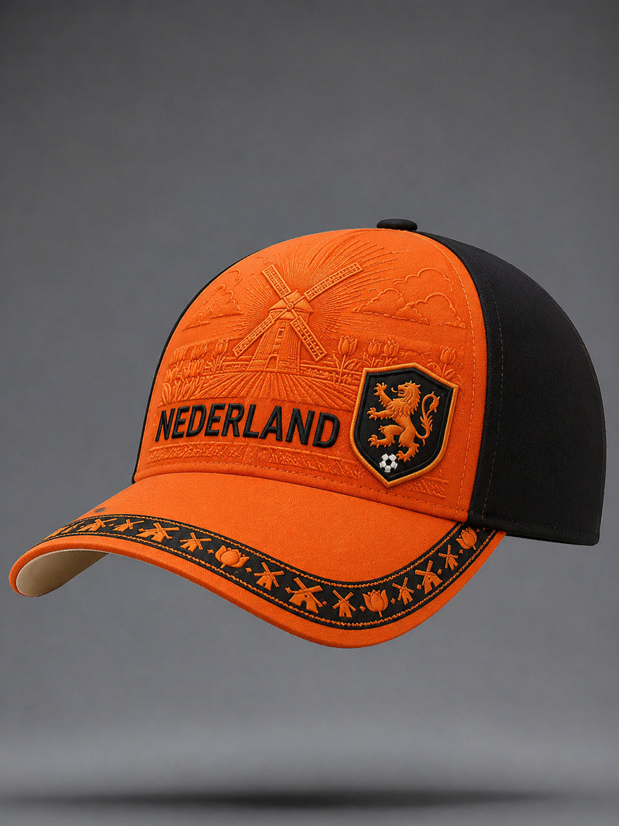 Cadeau unisexe pour les fans de football Imprimer Casual Hat