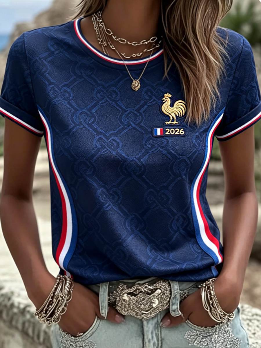 T-shirt à manches courtes pour femme