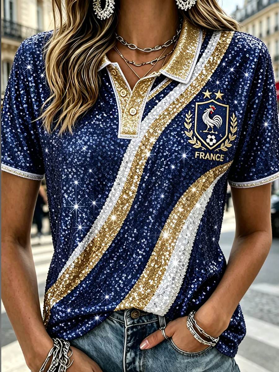 T-shirt polo pour femme