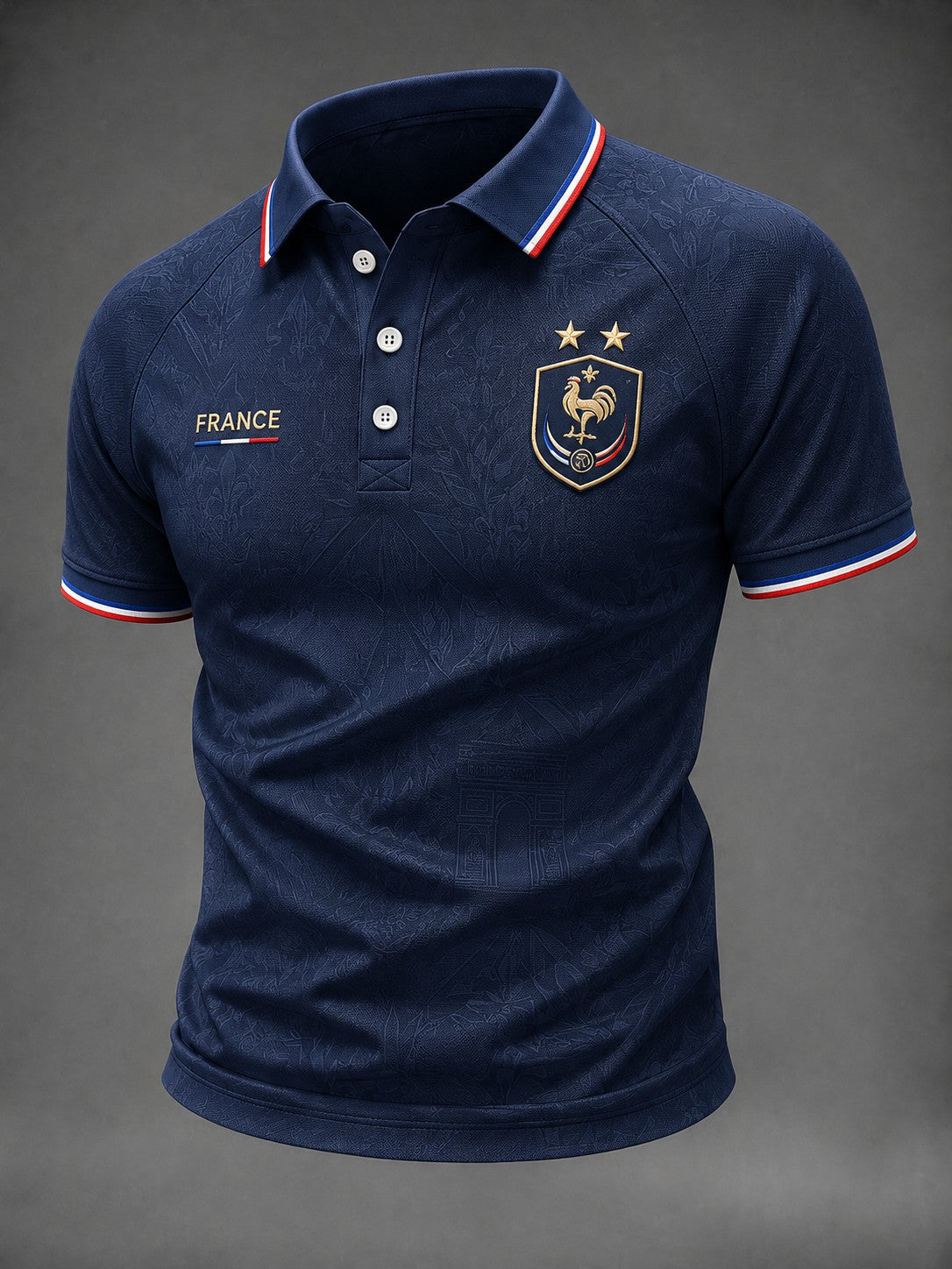 Chemise pour homme imprimée France Football