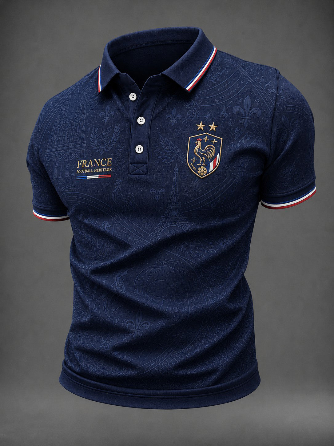 Chemise pour homme imprimée France Football