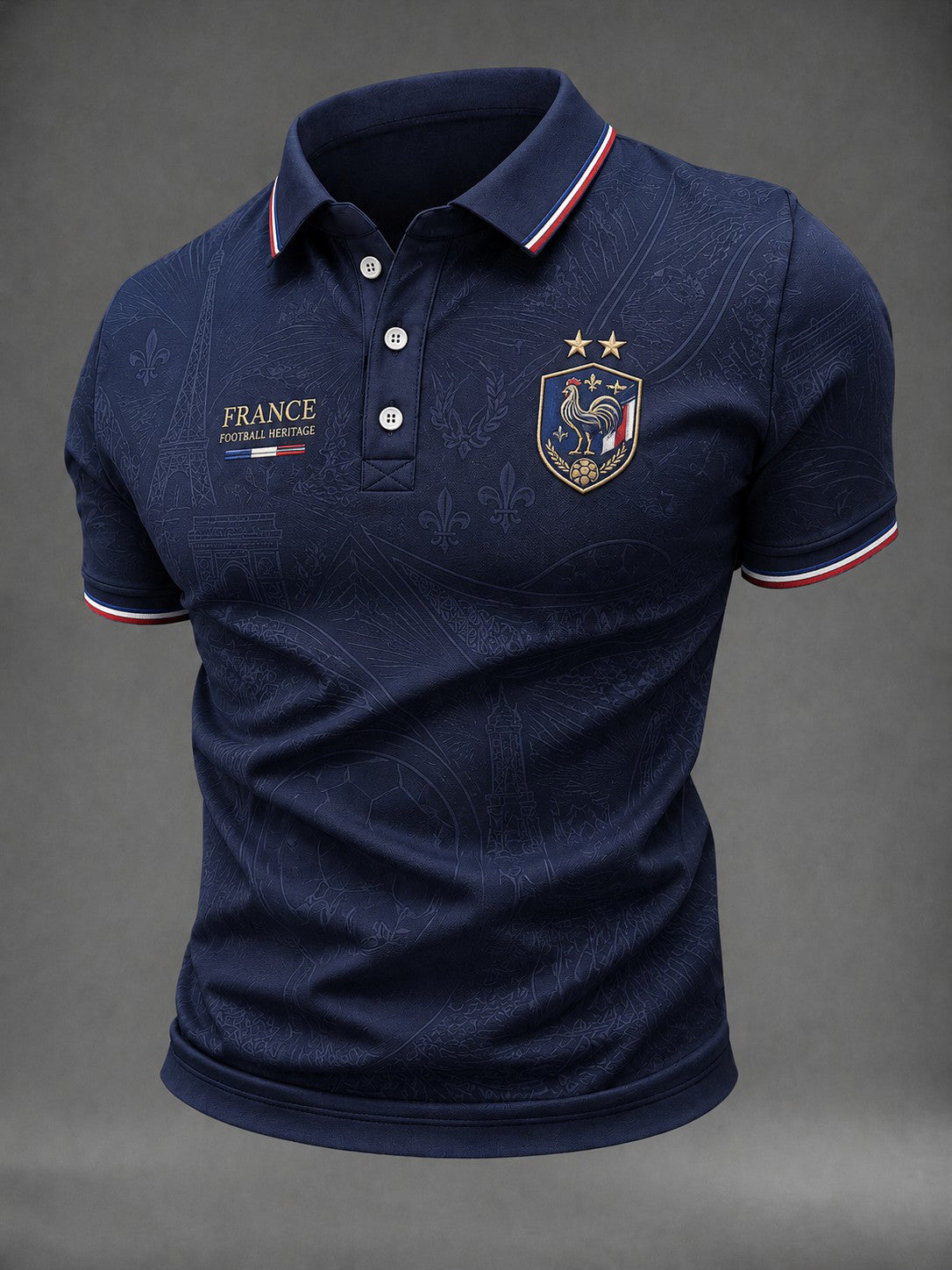 Chemise pour homme imprimée France Football
