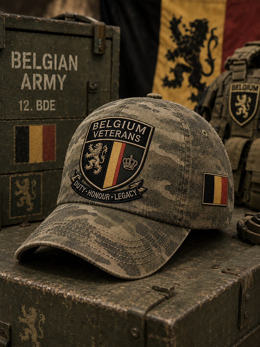 Chapeau à imprimé camouflage militaire de style vintage pour hommes