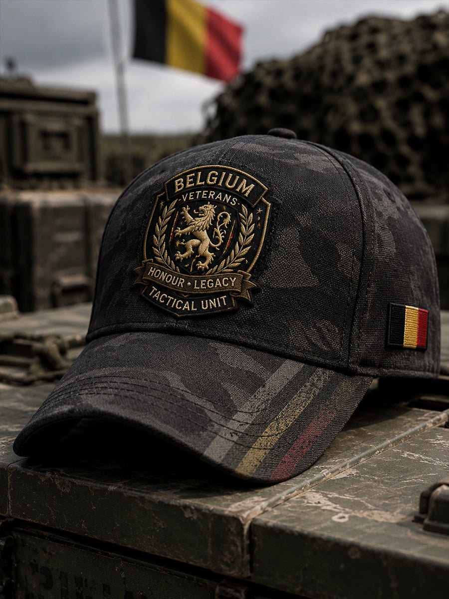 Chapeau à imprimé camouflage militaire de style vintage pour hommes