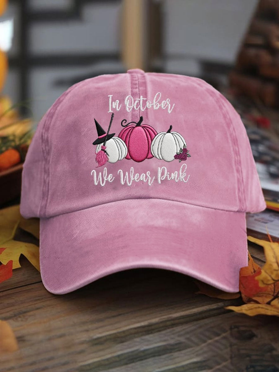 Unisexe EN OCTOBER WE WEAR Chapeau rose