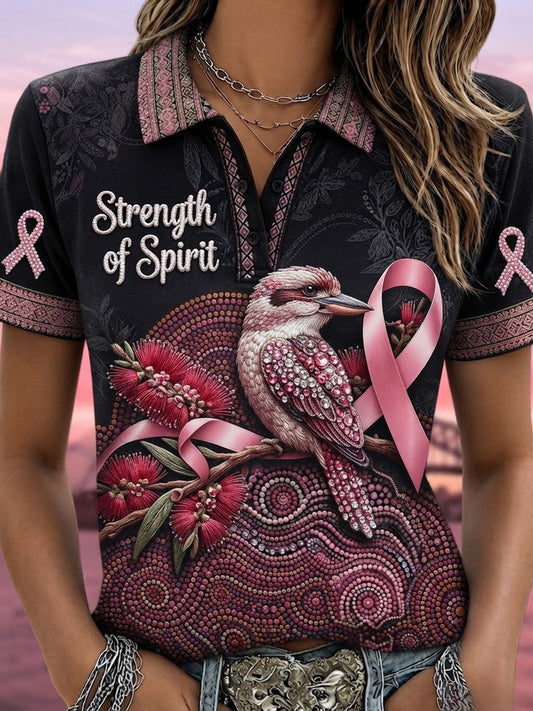 Femmes Cancer du sein Awareness Australia Polo T-shirt