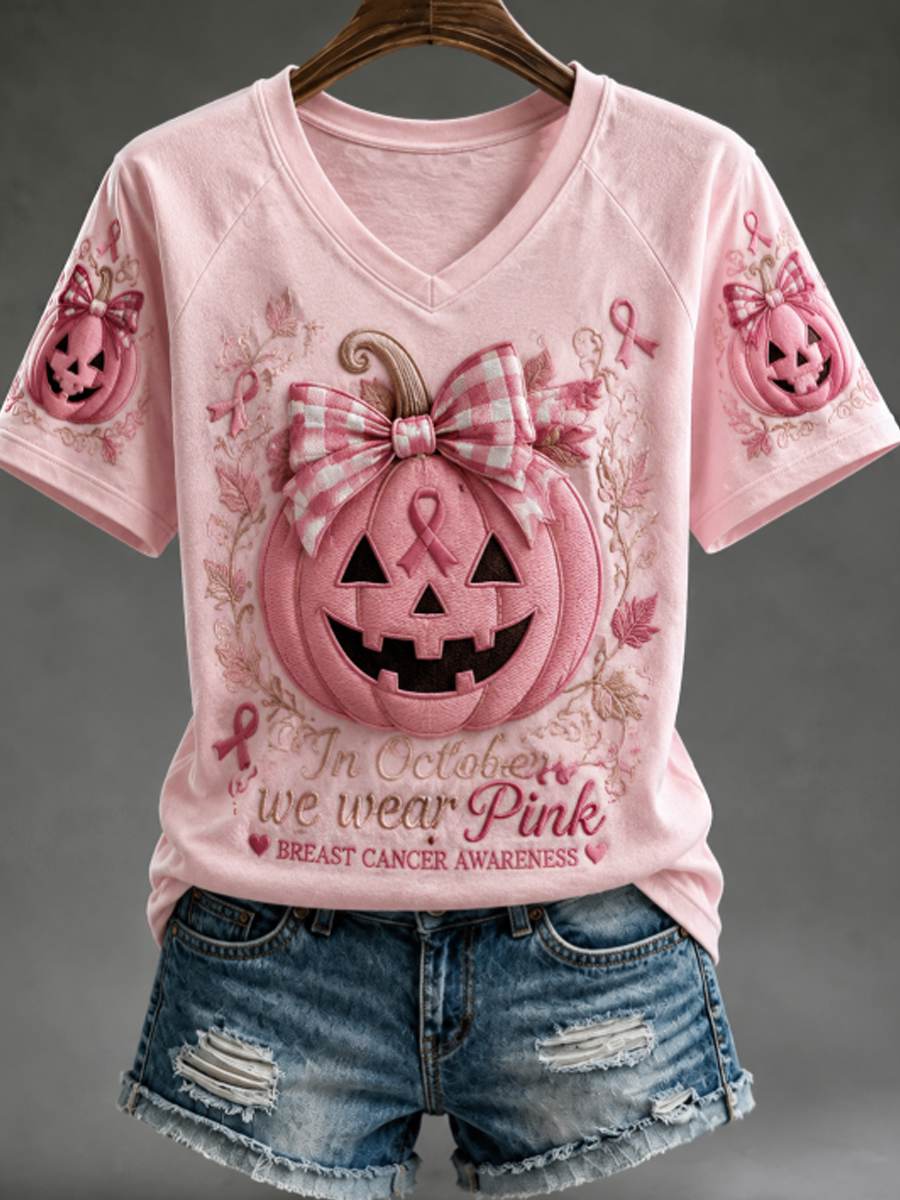 T-shirt femme à col en V et épaules dénudées, manches courtes