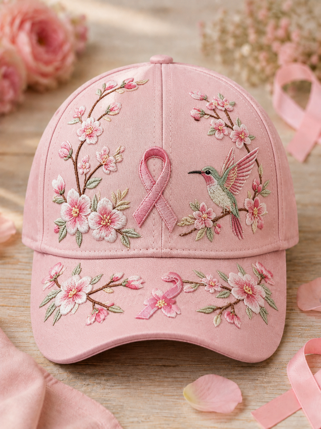 Chapeau unisexe contre le cancer du sein