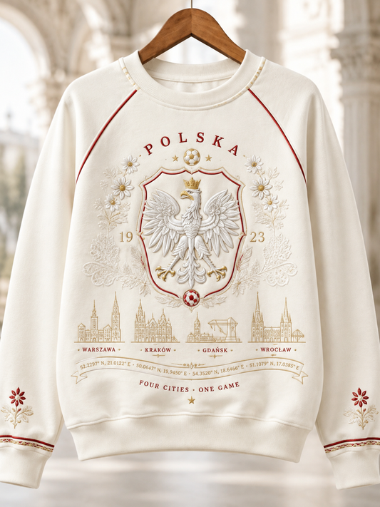 Bluza z rękawem raglanowym dla kobiet, Polska żeńska reprezentacja w piłce nożnej