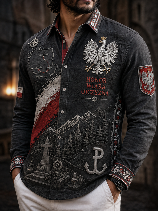 Męska koszulka Polska