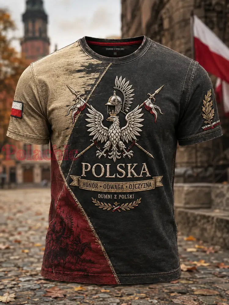 Stara polska koszulka klasyczna Uhlan - Jak na zdjęciu / S
