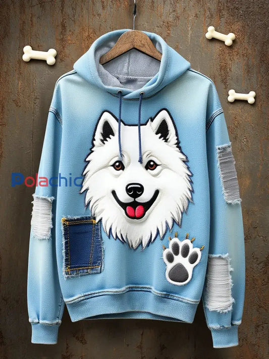 Sweat à capuche décontracté à imprimé animal vintage unisexe A / S