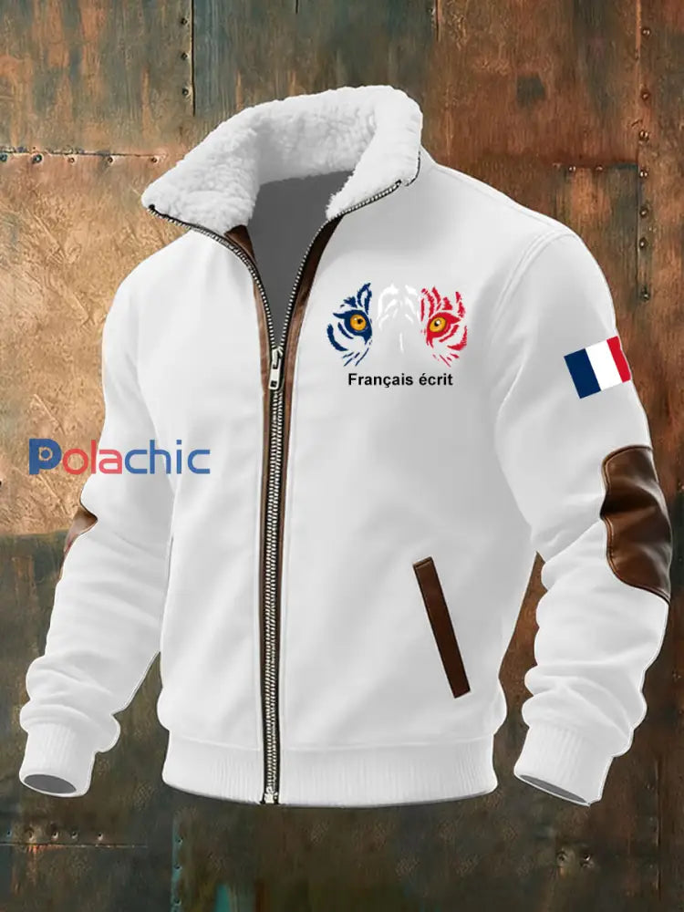 Sweat à capuche à demi-zip décontracté imprimé rétro pour hommes A / S
