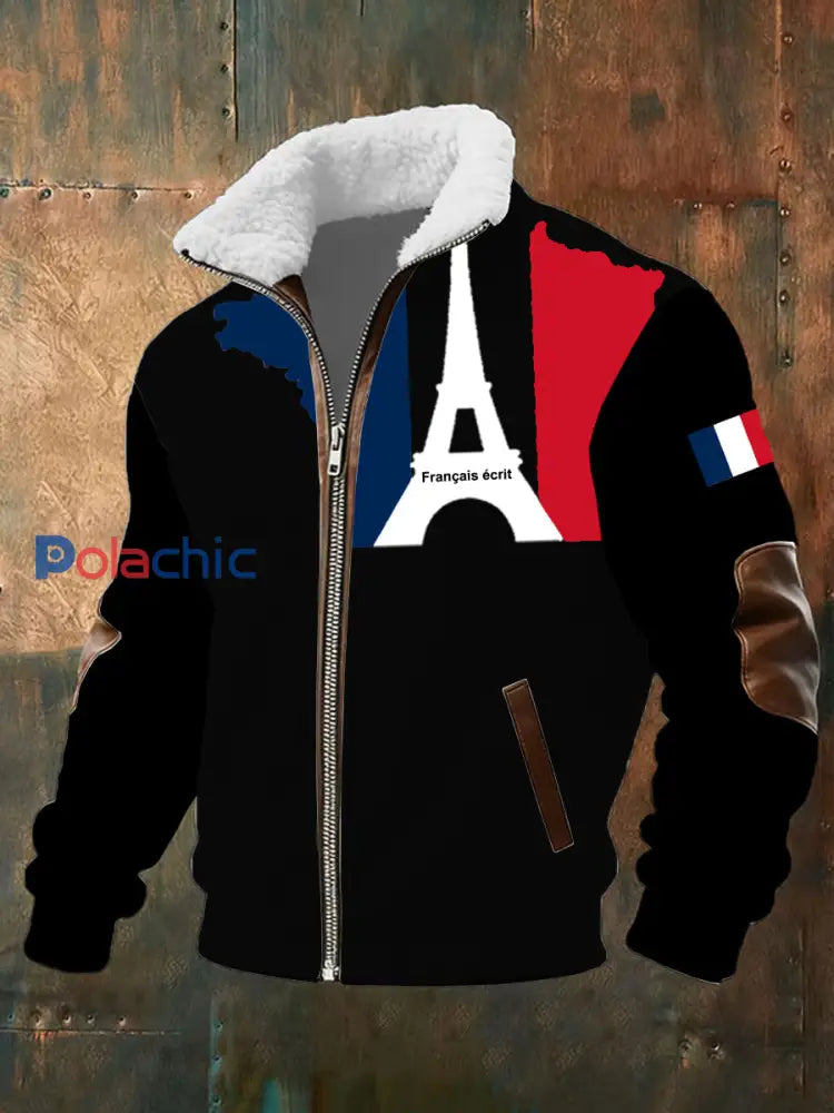 Sweat à capuche à demi-zip décontracté imprimé rétro pour hommes A / S