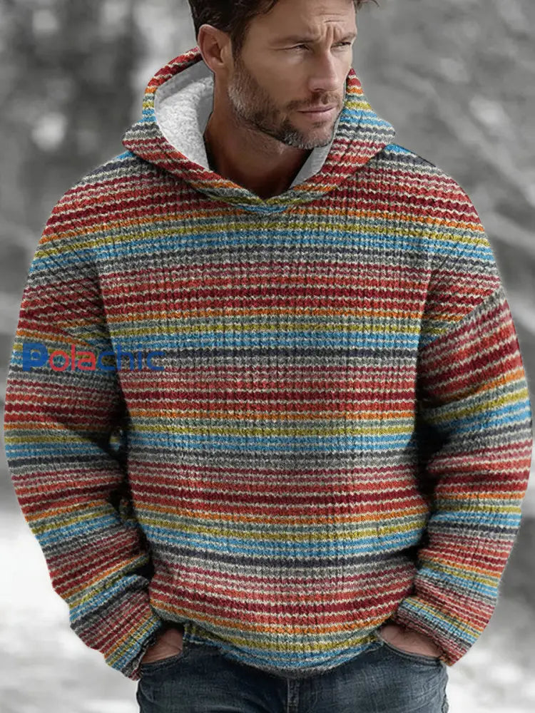 Sweat à capuche géométrique Art Homme comme image / S