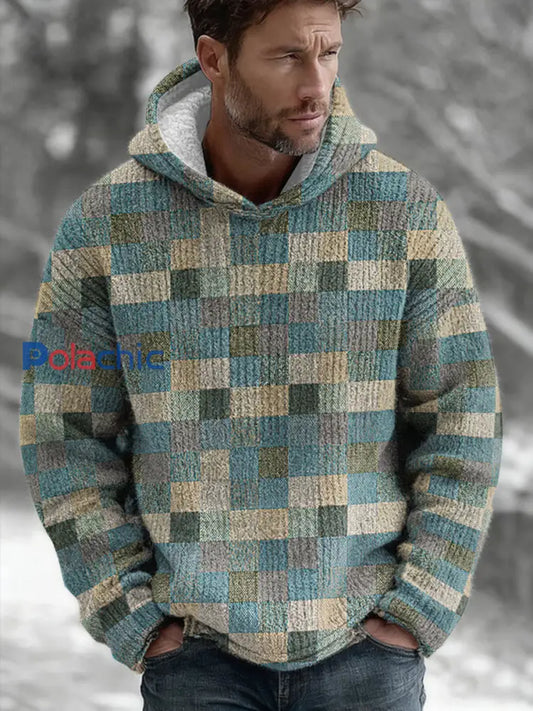Sweat à capuche géométrique Art Homme comme image / S