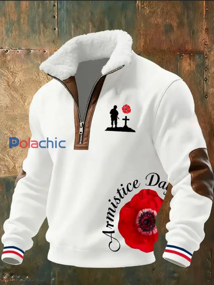Sweat à capuche pour homme French Print Armistice Day A / S