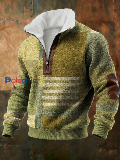 Sweat Homme Géométrique Art Doublé De Polaire comme image / S