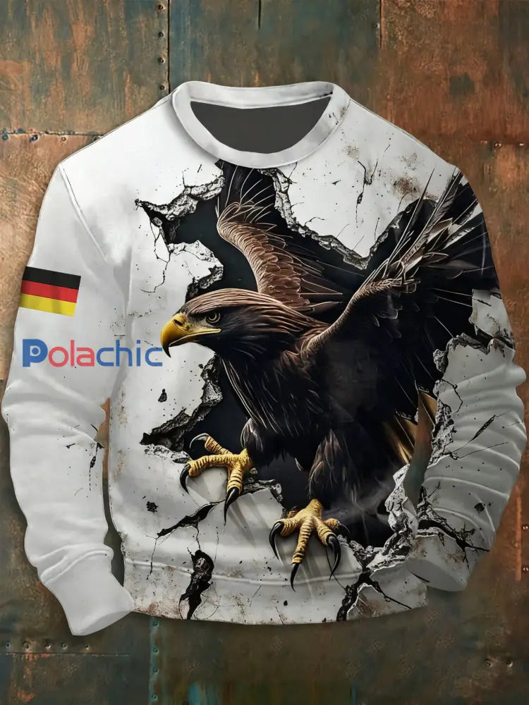 Sweat-shirt à col rond Deutschland Homme comme image / S