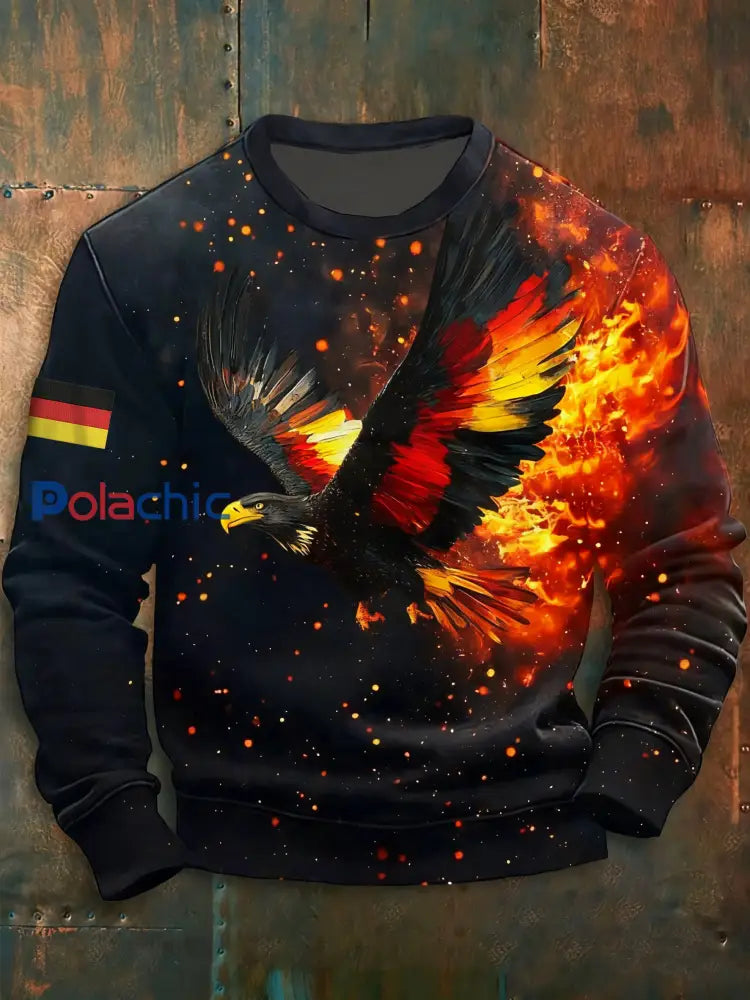 Sweat-shirt à col rond Deutschland Homme comme image / S