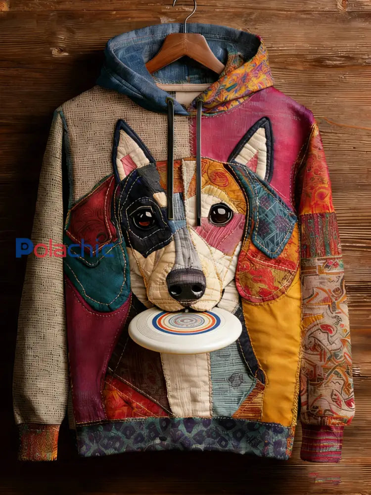 Sweat-shirt décontracté confortable imprimé Art animal rétro unisexe A / S