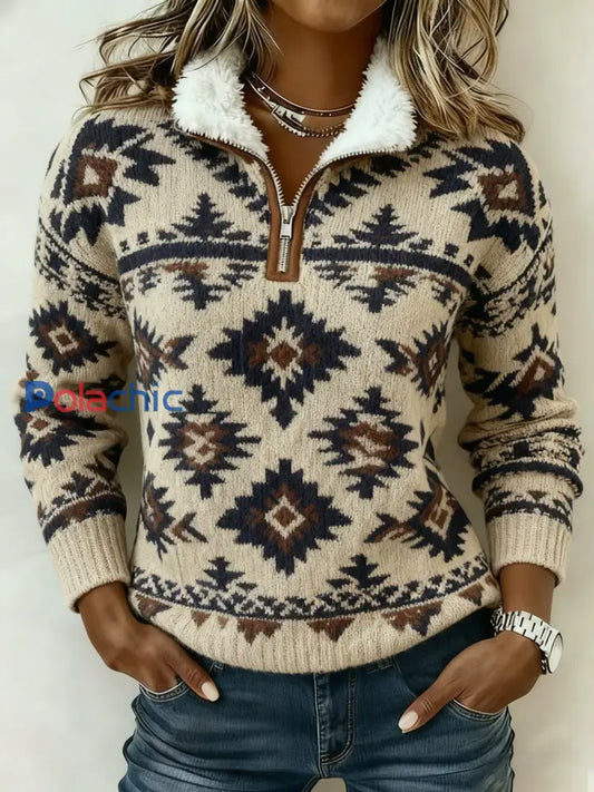 Sweat-shirt imprimé vintage pour femme comme image / S