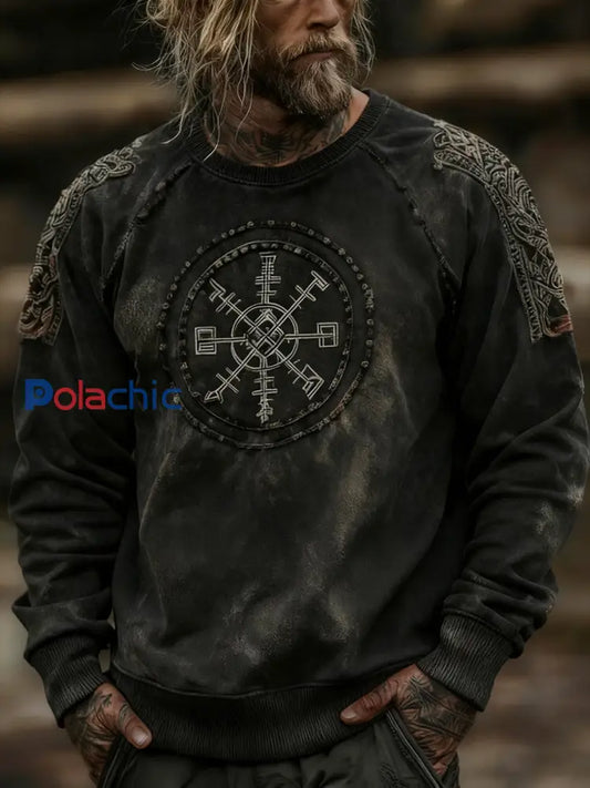 Sweat Viking Homme Noir / S