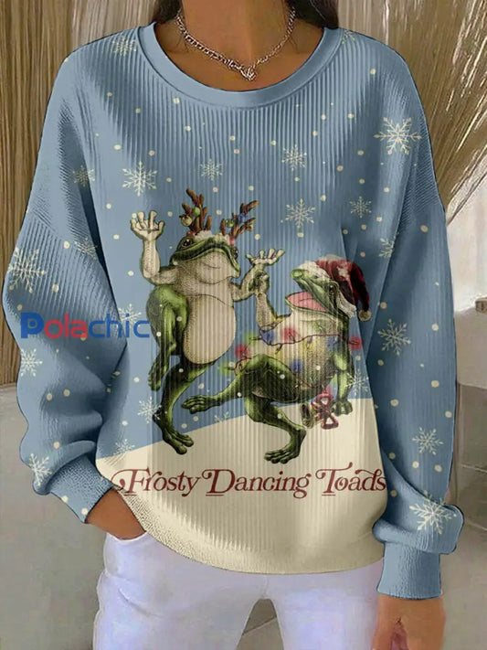 Sweatshirt Christmas FDT Imprimé Femme comme image / S