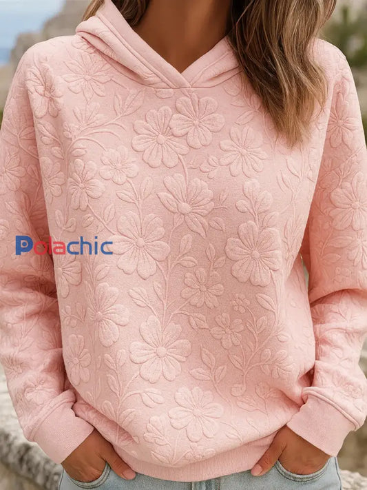 Sweatshirt Femme Rose Art Floral Rose / S