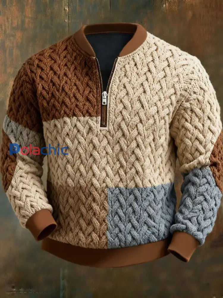 Sweatshirt Geometric Art Homme comme image / S