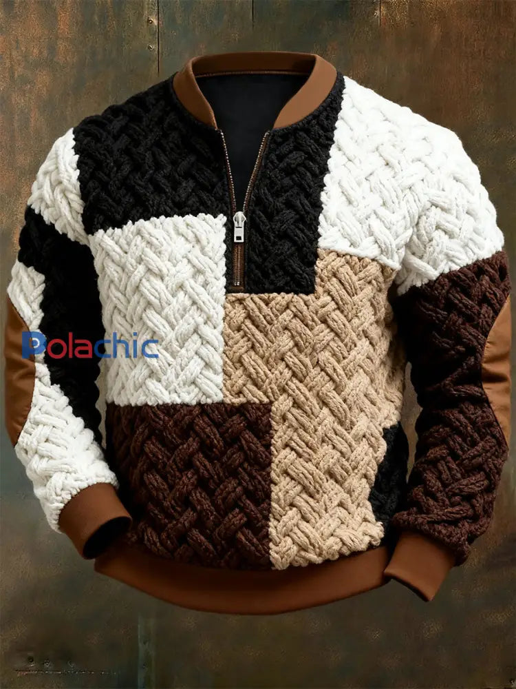 Sweatshirt Geometric Art Homme comme image / S