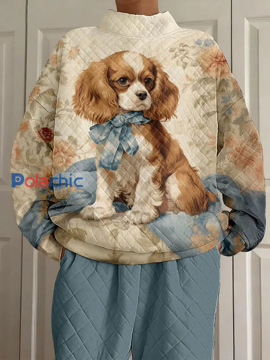 Sweatshirts Court Cat Print Femme comme image / S