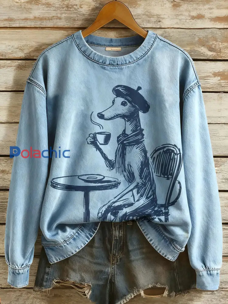 Sweatshirts Greyhound Femme Bleu / S
